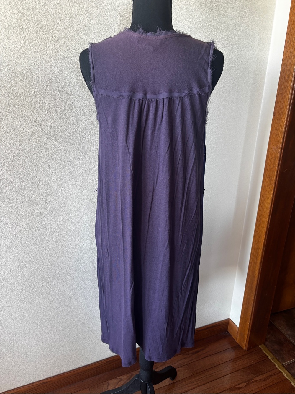 Women's Simply Vera sleeveless purple dress size medium - Picture 5 of 8